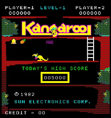 Kangaroo (bootleg) screen shot title